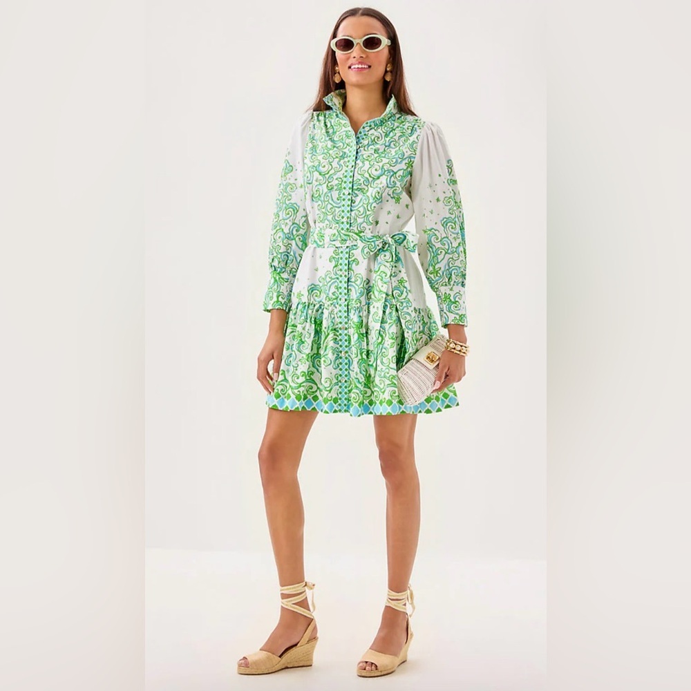 Lilly Pulitzer Drena Dress Size 14 NWOT $268 - Picture 3 of 8